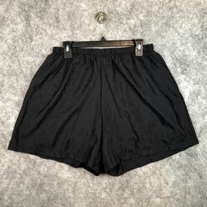 Swimsuits For All Swim Shorts Size 16 Womens Solid Black High Rise Lined